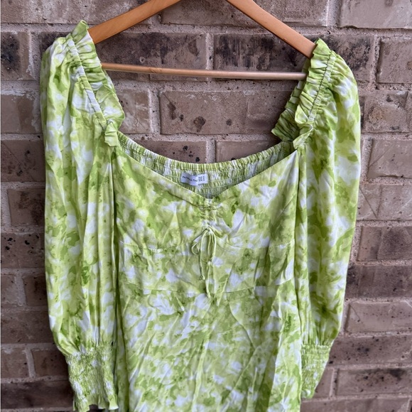 Faithfull the Brand Arianne Roos Lime Green Mini Dress  Sz 4 / S - Picture 5 of 13